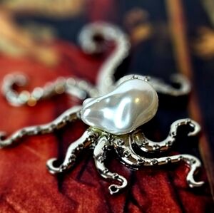 Baroque Pearl Octopus Sculptural Figurine